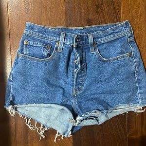 Levi’s high waisted shorts